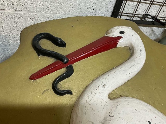 Van enthoven gietijzeren kunstwerk (wapenschild den haag) - afbeelding 6 van  8