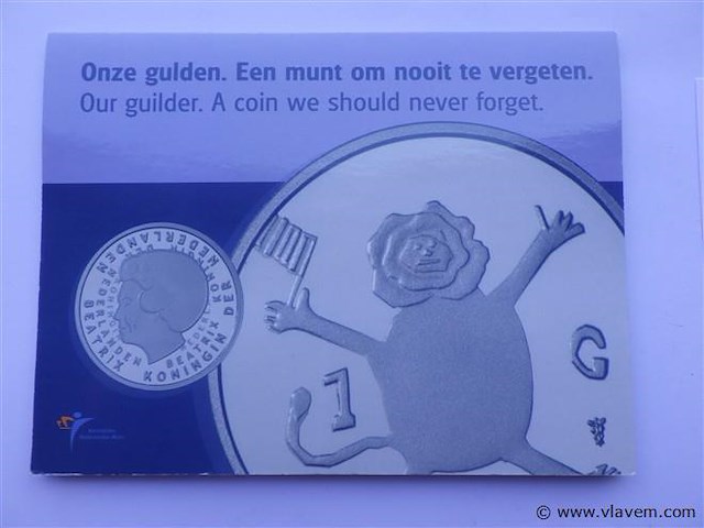 Van gulden naar euro - 1 gulden - afbeelding 3 van  5