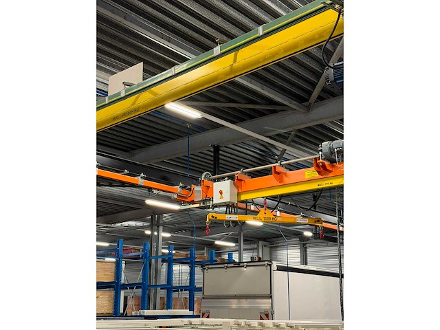 Van herwijnen dubbele bovenloophalkraan 500/750kg - afbeelding 1 van  5