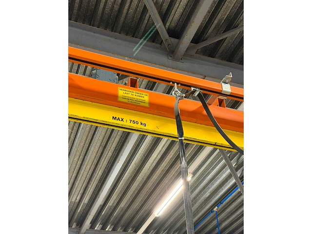 Van herwijnen dubbele bovenloophalkraan 500/750kg - afbeelding 4 van  5