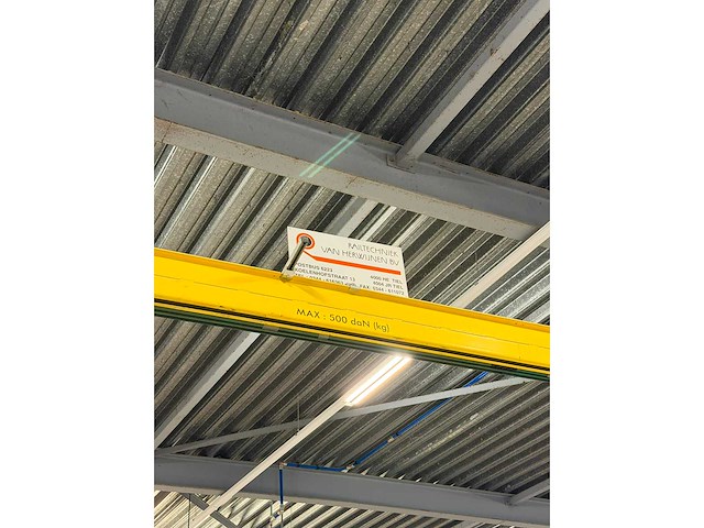 Van herwijnen dubbele bovenloophalkraan 500/750kg - afbeelding 5 van  5