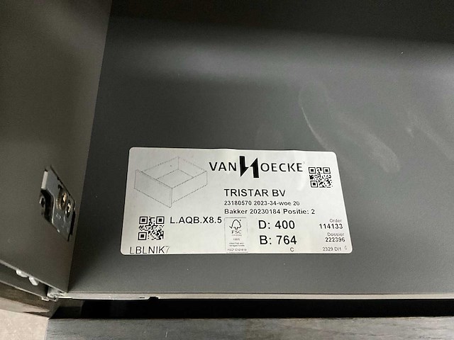 Van hoecke - badmeubelset 50 x 80 cm - afbeelding 4 van  6