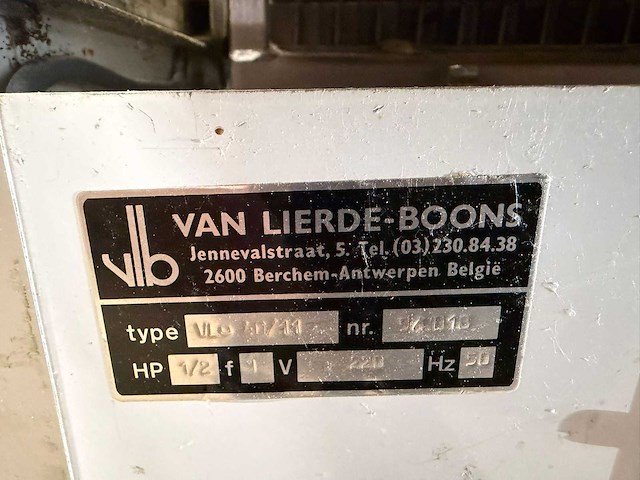 Van lierde boons - 11mm - broodsnijmachine - afbeelding 4 van  4