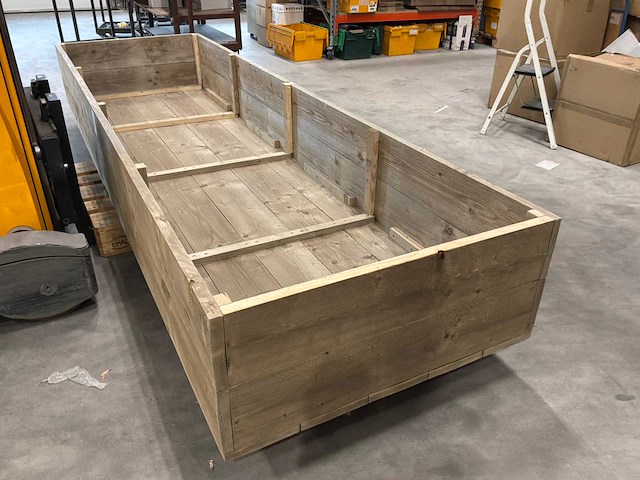 Van londen steigerhout steiger houten winkel display (2x) - afbeelding 5 van  5