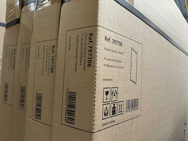 Van marcke malta 797706 douche draaideur 90 cm - afbeelding 2 van  2