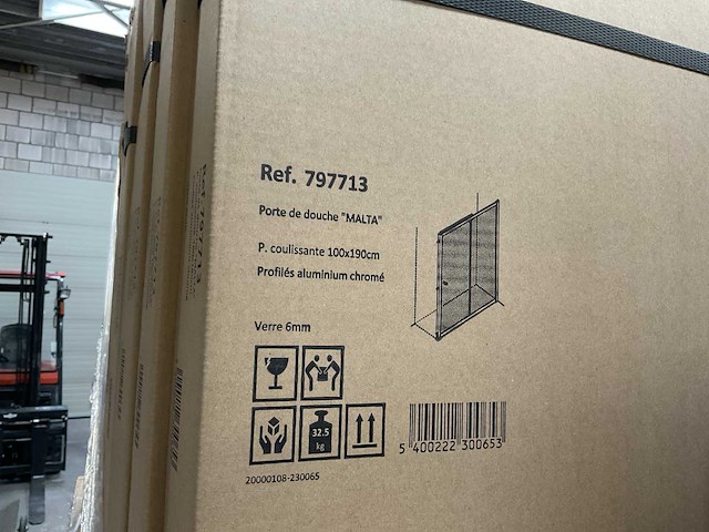 Van marcke malta douche schuifdeur 100 cm - afbeelding 2 van  2