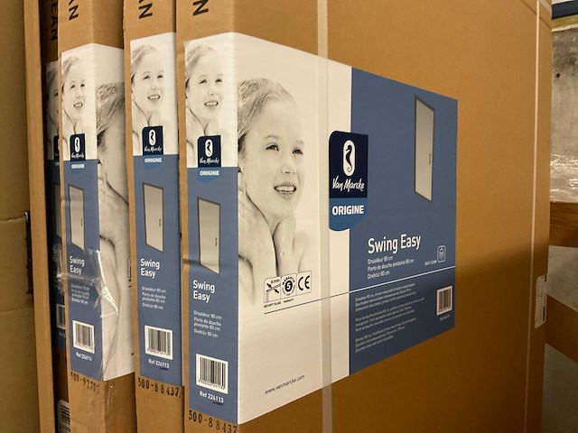 Van marcke swing easy douche draaideur 80 cm - afbeelding 3 van  3