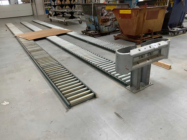 Van riet pallet rollenbaan - afbeelding 1 van  8