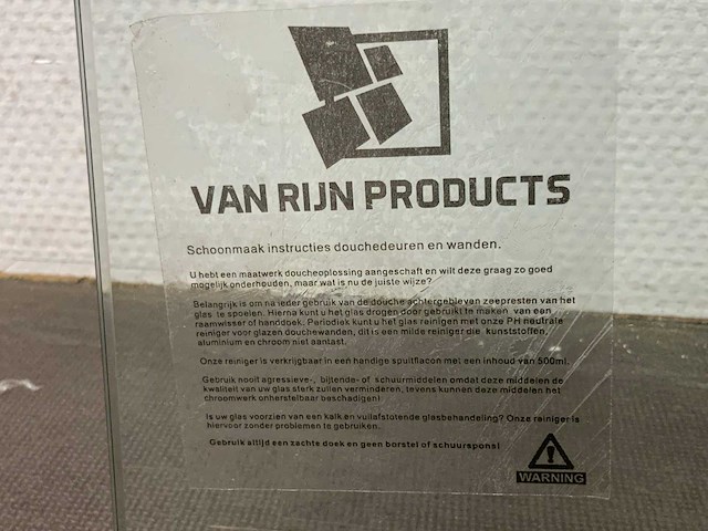 Van rijn - douchewand 96,5 x 200 cm - afbeelding 2 van  2