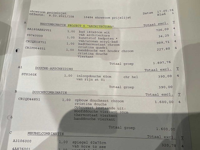 Van rijn douchecabineopstelling - afbeelding 6 van  6