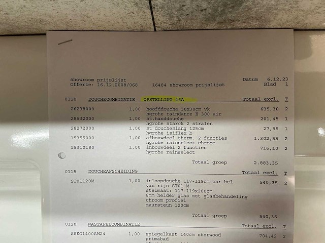 Van rijn / hansgröhe douche opstelling - afbeelding 2 van  10