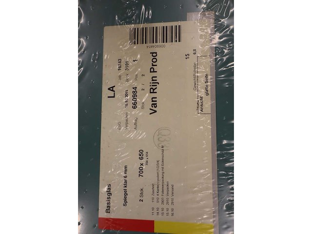 Van rijn products - basisglas - spiegel / spiegelglas (2x) - afbeelding 3 van  3