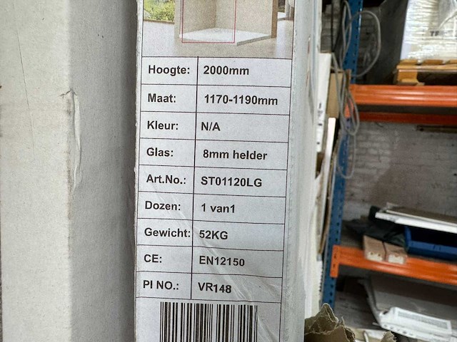 Van rijn products glazen douchewand - afbeelding 5 van  5