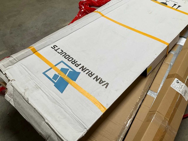 Van rijn st02 nisdeur 120x200cm dikte met vast deel zwart mat - afbeelding 2 van  5