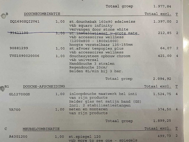 Van rijn / villeroy&boch douchecombinatie - afbeelding 9 van  9