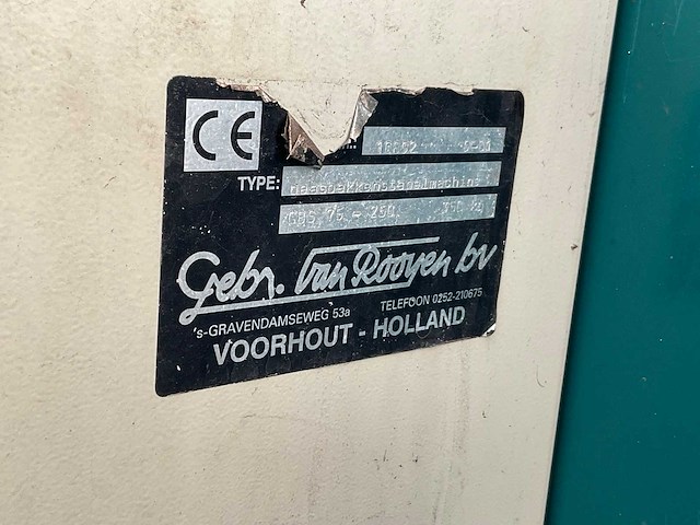 Van rooyen gbs 75 - 250 gaasbakken stapelaar - afbeelding 3 van  6