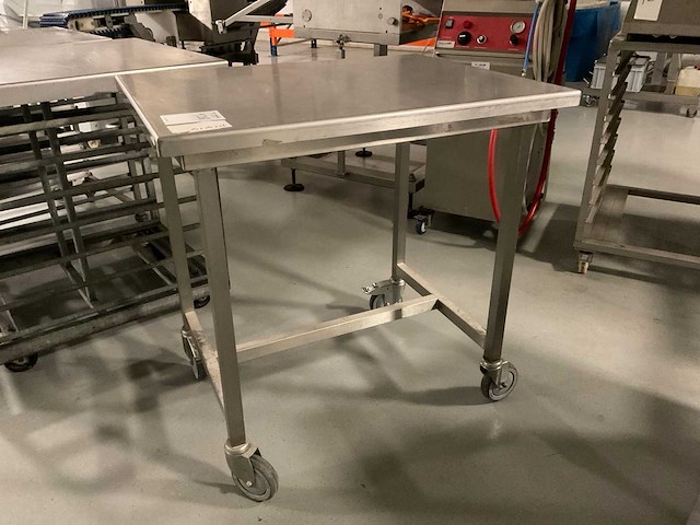 Van ‘t woud werktafel, rvs - afbeelding 2 van  3