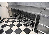 Van ‘t wout mobiele rvs grondstoffen werkbank - afbeelding 1 van  3