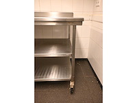 Van ‘t wout mobiele rvs werktafel - afbeelding 5 van  5