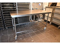 Van ‘t wout mobiele rvs werktafel - afbeelding 1 van  4