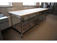 Van ‘t wout rvs mobiel grondstoffen werkbank - afbeelding 5 van  6