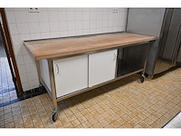 Van ‘t wout rvs mobiel grondstoffen werkbank - afbeelding 1 van  5