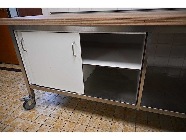 Van ‘t wout rvs mobiel grondstoffen werkbank - afbeelding 5 van  5