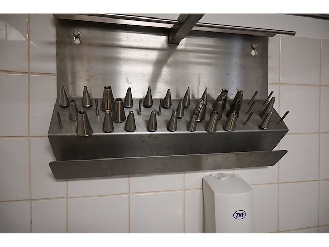 Van ‘t wout rvs slagroom spuit toebehoren set - afbeelding 3 van  3