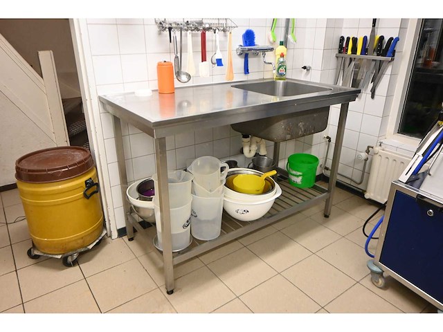 Van ‘t wout rvs spoeltafel - afbeelding 1 van  6