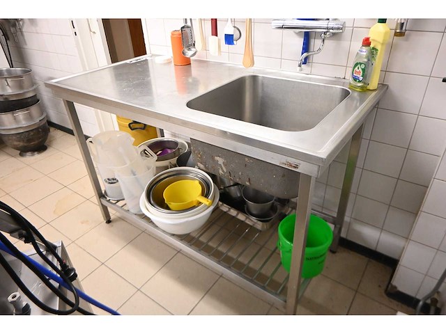 Van ‘t wout rvs spoeltafel - afbeelding 3 van  6