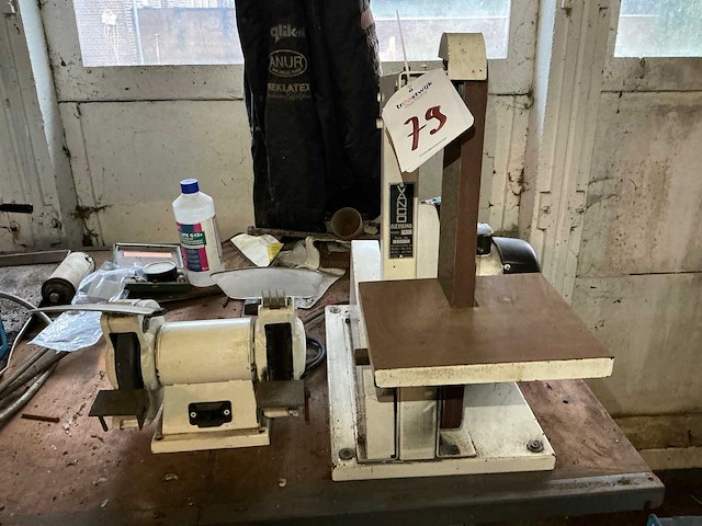 Vanco flexiband model1 verticale bandschuurmachine - afbeelding 2 van  10