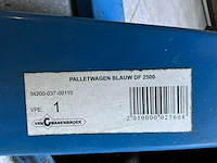 Vancranenbroek hand hydraulische palletwagen - afbeelding 8 van  9