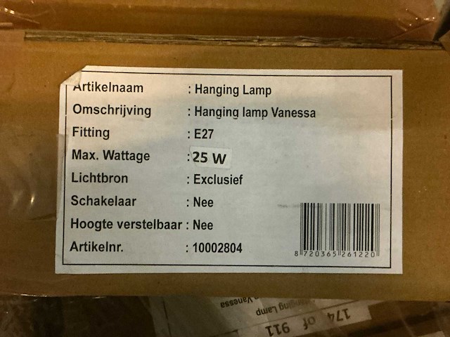 Vanessa hanglamp (43x) - afbeelding 5 van  5