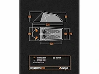 Vango helvellyn 200 / soul 100 kampeertent (2x) - afbeelding 2 van  7