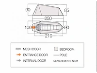 Vango helvellyn 200 / soul 100 kampeertent (2x) - afbeelding 4 van  7
