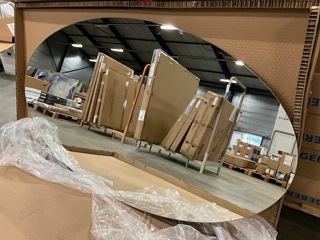 Vanita & casa ovalen spiegel 86,5x161cm - afbeelding 1 van  5