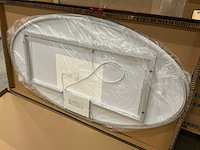 Vanita & casa ovalen spiegel 86,5x161cm - afbeelding 4 van  5