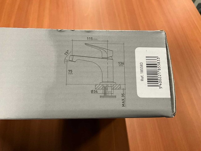 Vanmarcke smooth white fonteinkraan - afbeelding 3 van  8