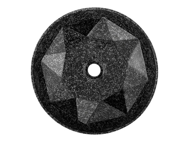 Vante noir opbouw waskom | 410x410x150 - afbeelding 2 van  5