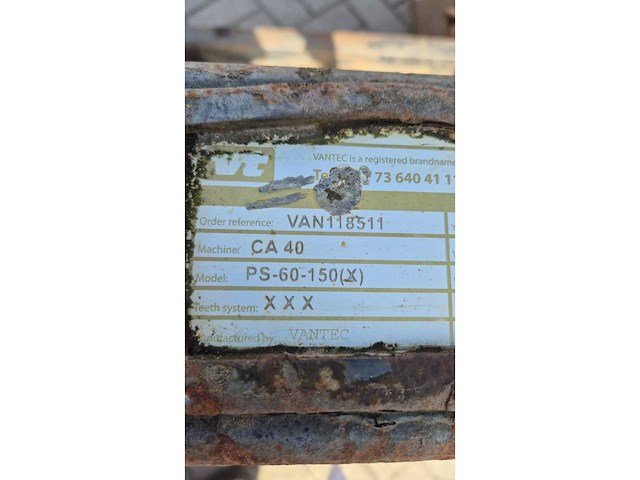 Vantec ps-60-150 palletvork “cw30” - afbeelding 6 van  6