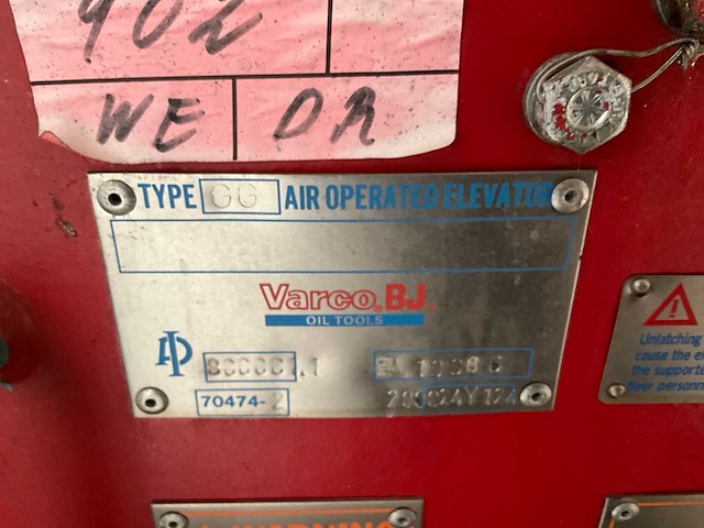Varco bj gg power elevator - afbeelding 5 van  5