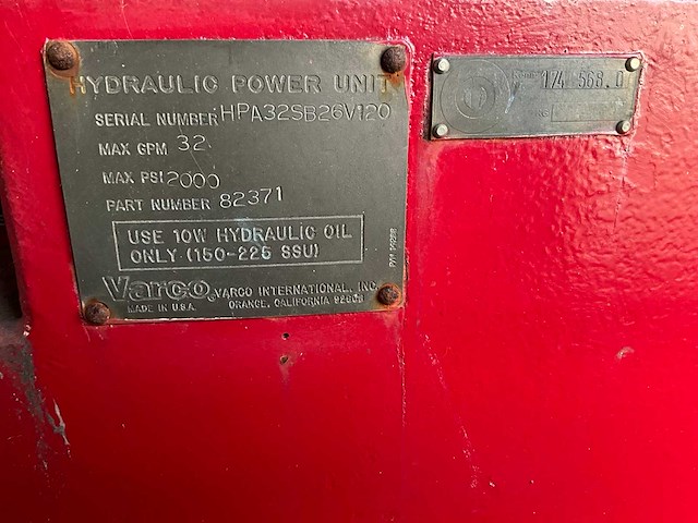 Varco hpa32 hydrauliek unit - afbeelding 6 van  6