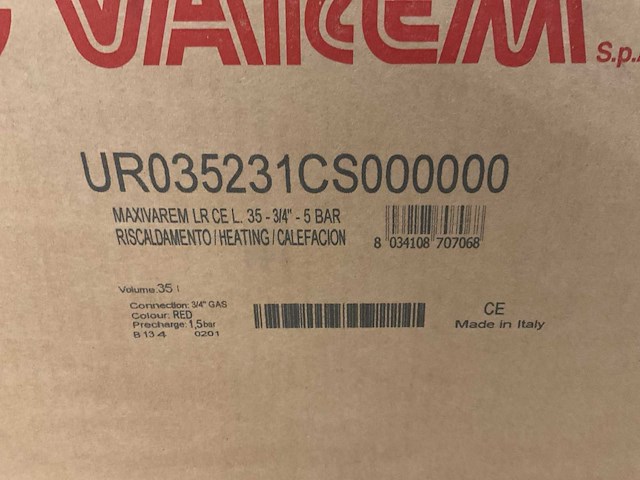 Varem maxivarem 35l expansievat - afbeelding 2 van  2