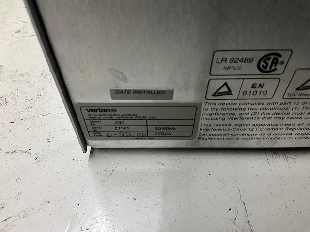 Varian prostar 230 hplc-pomp - afbeelding 6 van  6