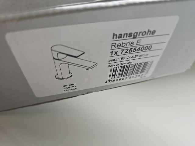 Variform wastafel met hansgrohe mengkraan sphinx, 500.780,0. 4, wit - afbeelding 4 van  5
