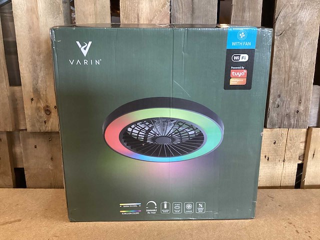 Varin - plafondlamp + ventilator - afbeelding 2 van  3