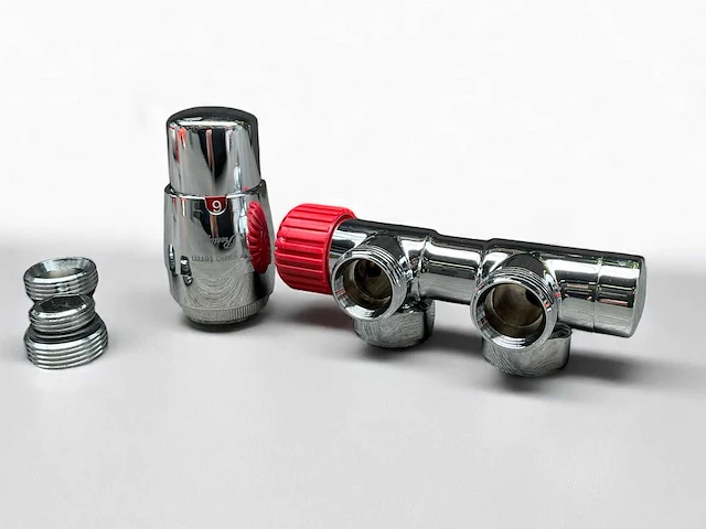 Vario term twins radiatator thermostaat aansluitset - afbeelding 1 van  5