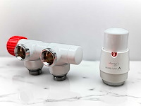 Vario term twins radiatator thermostaat aansluitset - afbeelding 1 van  3
