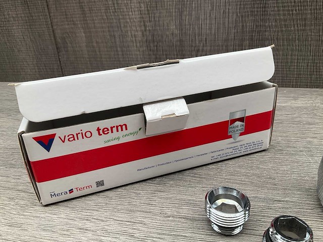 Vario term twins radiatator thermostaat aansluitset - afbeelding 1 van  4