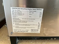 Varioklav 500e laboratorium-autoclave / stoomsterilisator - afbeelding 11 van  19